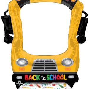 56"PKG AIRLOONZ SELFIE SCHOOL BUS