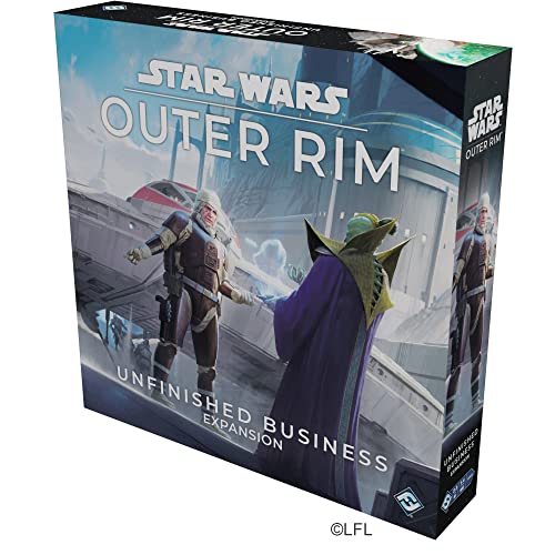 Star Wars: Outer Rim - Unfinished Business Expansion - Strategy Game, Adventure Game for Kids & Adults, Ages 14+, 1-4 Players, 3-4 Hour Playtime, Made by Fantasy Flight Games