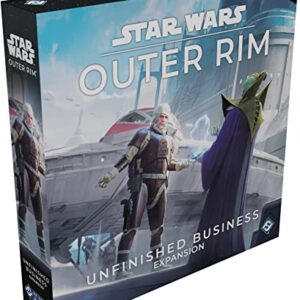 Star Wars: Outer Rim - Unfinished Business Expansion - Strategy Game, Adventure Game for Kids & Adults, Ages 14+, 1-4 Players, 3-4 Hour Playtime, Made by Fantasy Flight Games