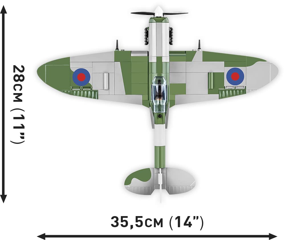 Cobi toys 342 Pcs 'Hc WWII /5725/ Supermarine Spitfire Mk.Vb