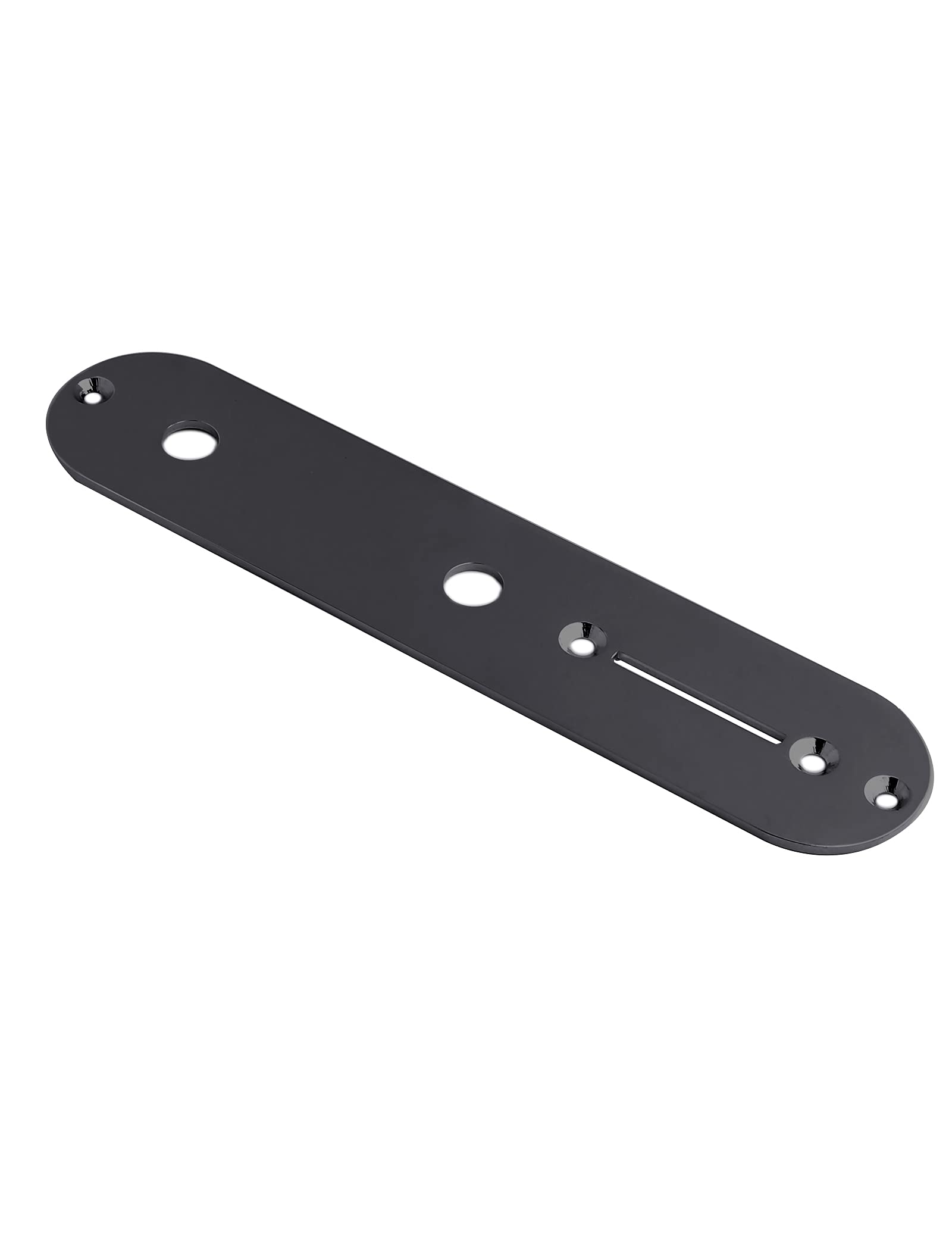 Rubatone Guitar Control Plate for Fender Tele Telecaster Squier Style Electric Guitar Metal Black 34.2mm Width.