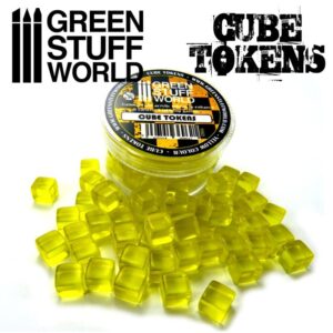 Green Stuff World Yellow Cube Tokens 1563