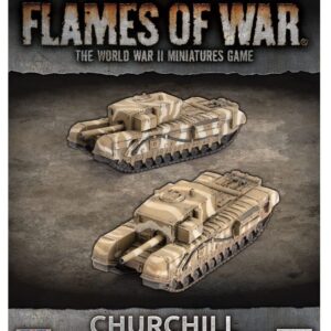 Flames of War Mid War British Churchill GC 3-Inch Gun Troop FOW BBX67