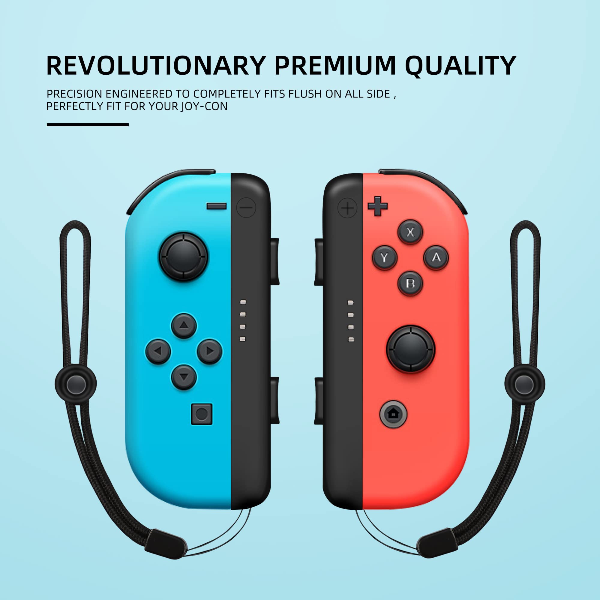 Xahpower Wrist Strap for Nintendo Switch Joycon, 2 Pack Replacement for Joy Con Straps Adjustable Tightness