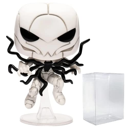 Spider-Man POP Marvel: Venom - Poison Entertainment Earth Exclusive Funko Pop! Vinyl Figure (Bundled with Compatible Pop Box Protector Case), Multicolor, 3.75 inches