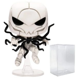 spider-man pop marvel: venom - poison entertainment earth exclusive funko pop! vinyl figure (bundled with compatible pop box protector case), multicolor, 3.75 inches