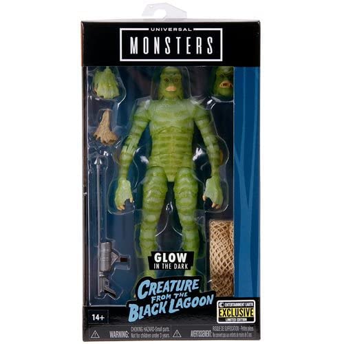 Universal Monsters Creature from The Black Lagoon Glow-in-The-Dark 6-Inch Action Figure - Entertainment Earth Exclusive