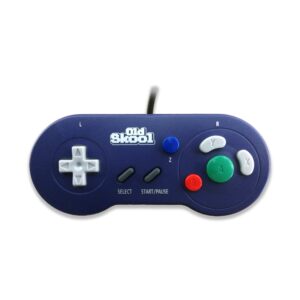 Old Skool DIGITAL Controller Compatible With Gamecube & Gameboy Player - Purple