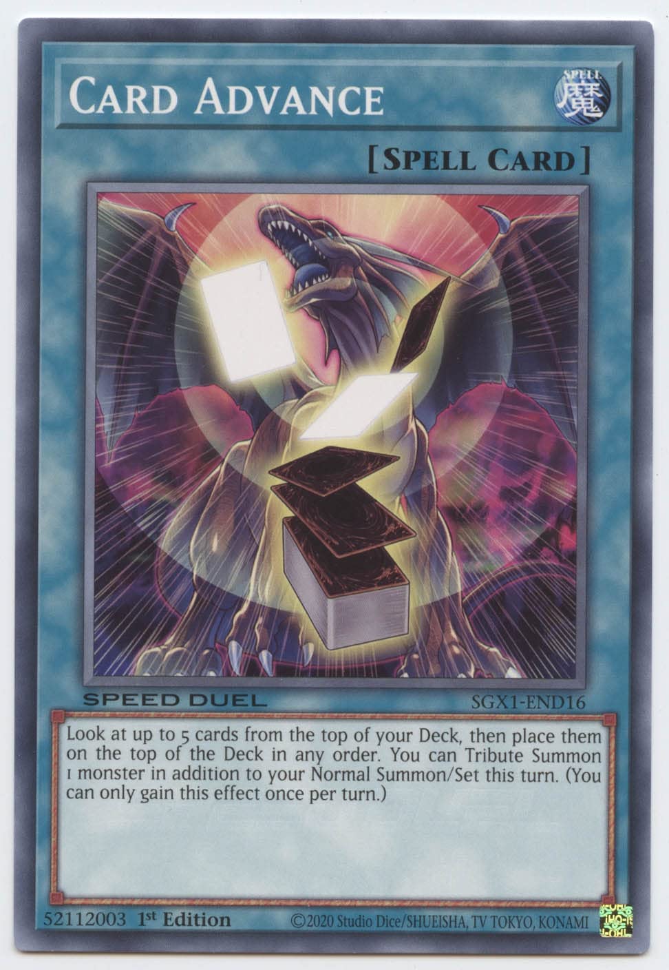 Card Advance - SGX1-END16 - Common - 1st Edition