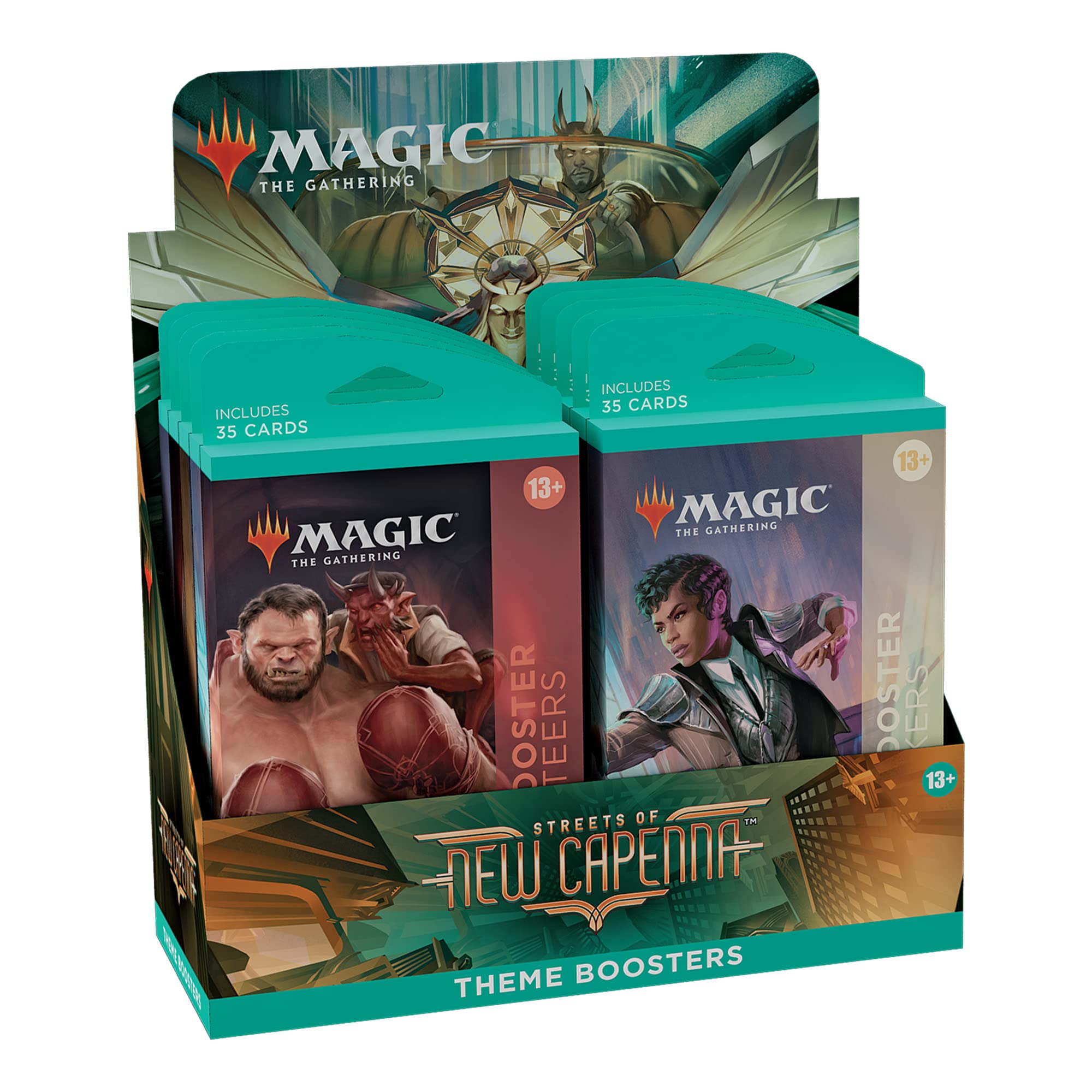 Magic The Gathering Wizards of The Coast Streets of New Capenna Theme Booster Display (10) English