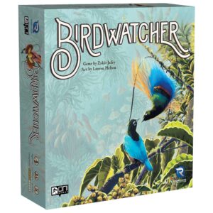 renegade game studios birdwatcher board game 1-5 players, 25-60 minutes, ages 13+, included solo play mode