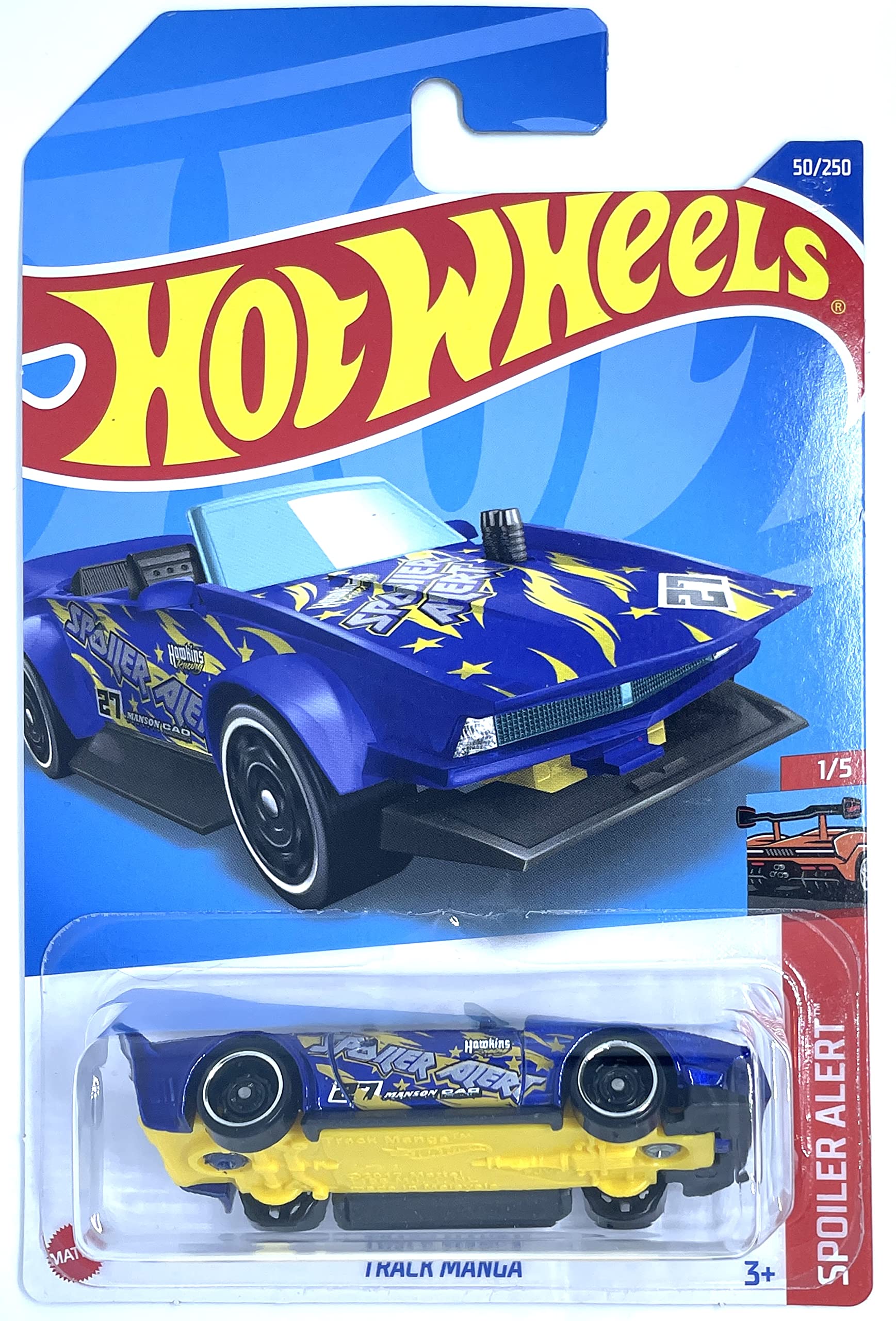 Hot Wheels 2022 - Track Manga - Blue - Spoiler Alert - 1/5