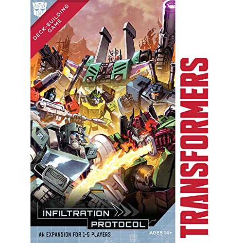 Renegade Games Studio Transformers Deck-Building Game: Infiltration Protocol Expansion - Ages 14+, 1-5 Players