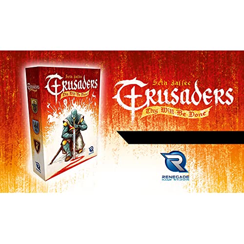 Renegade Game Studios Crusaders: Thy Will Be Done - Medivel Strategy Boardgame, Ages 14+, 2-4 Players, 45-60 Min