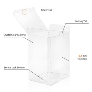 Funko Pop Protector for 4 inch Pop, 20 Packs 0.4mm Thick Funko- Pop Case Holder Display Case Container Shield - Ultra Protection