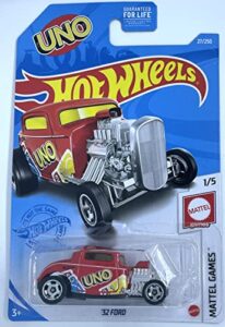 hot wheels - '32 ford - mattell games 1/5 [red/uno] #27/250