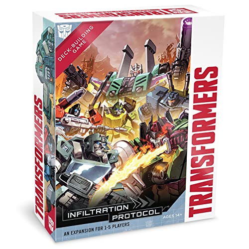 Renegade Games Studio Transformers Deck-Building Game: Infiltration Protocol Expansion - Ages 14+, 1-5 Players