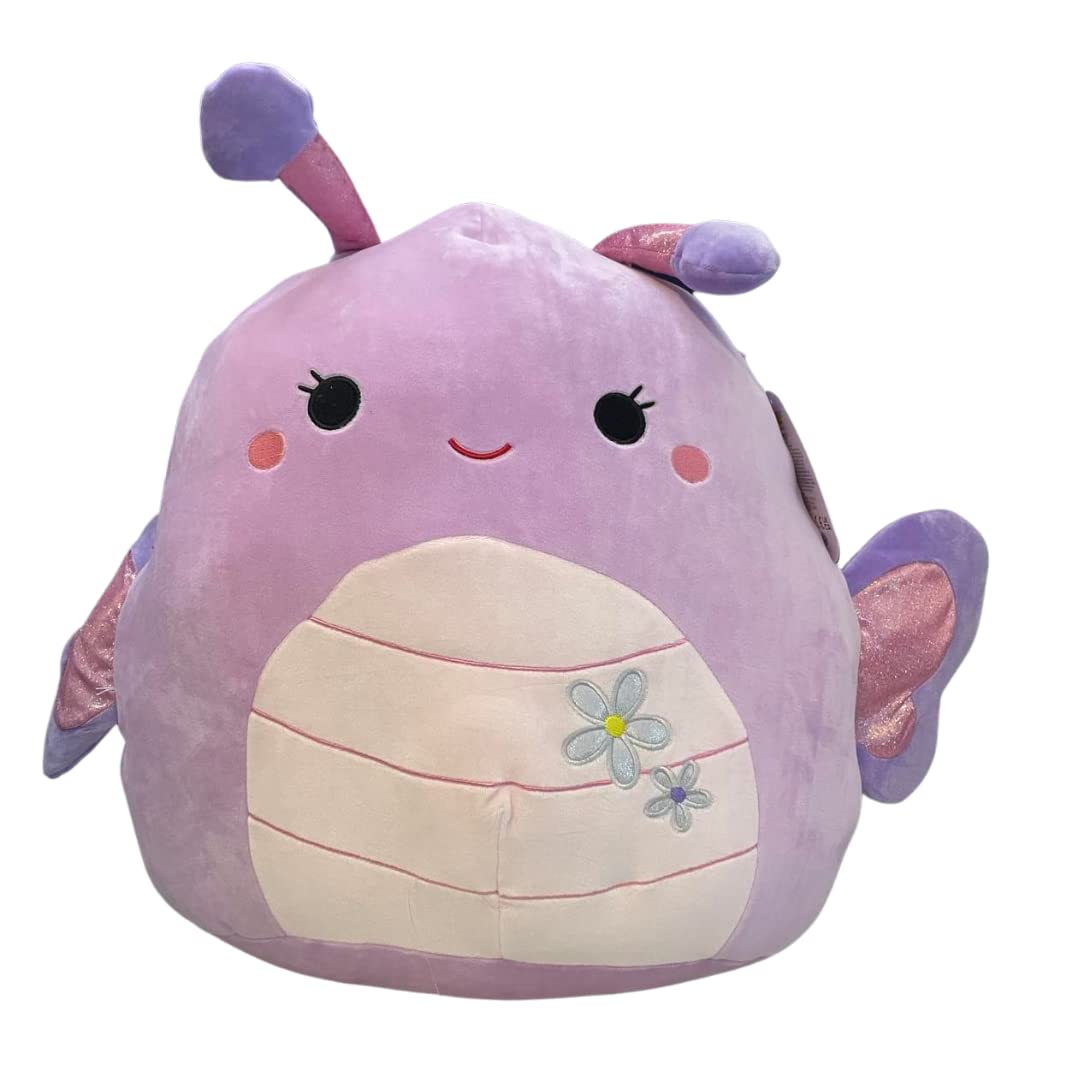 Squishmallows Official Kellytoy 16 Inch Soft Plush Squishy Toy Animals (Brenda Butterfly)