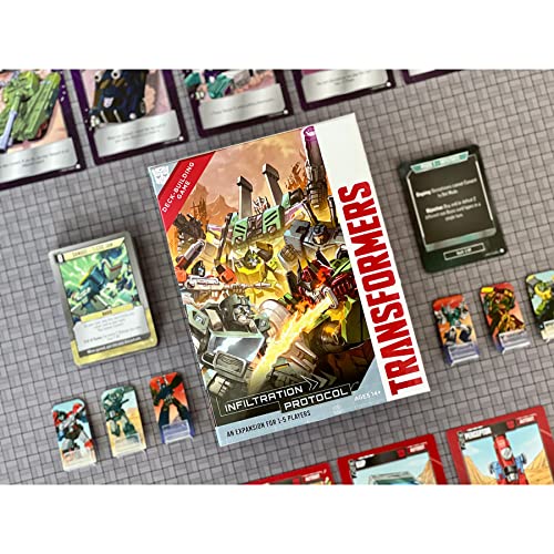 Renegade Games Studio Transformers Deck-Building Game: Infiltration Protocol Expansion - Ages 14+, 1-5 Players