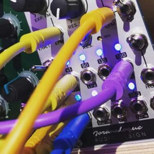 Luigis Modular Supply Spaghetti Eurorack Patch Cables - Package of 5 Purple Cables, 24 (60 cm)