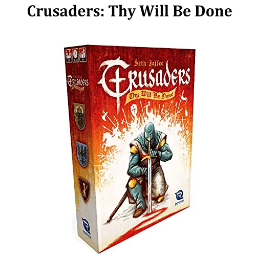 Renegade Game Studios Crusaders: Thy Will Be Done - Medivel Strategy Boardgame, Ages 14+, 2-4 Players, 45-60 Min