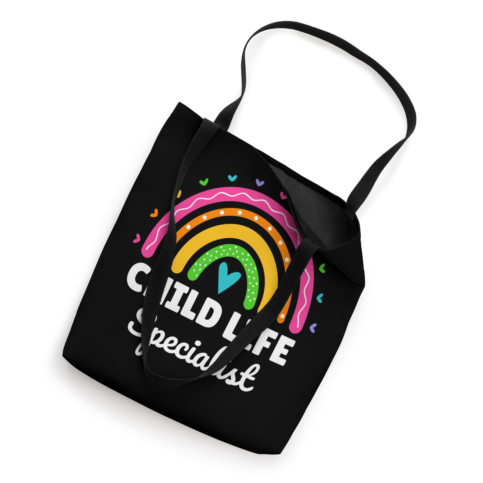 Child Life Specialist Child Life Month Pediatric CLS Rainbow Tote Bag