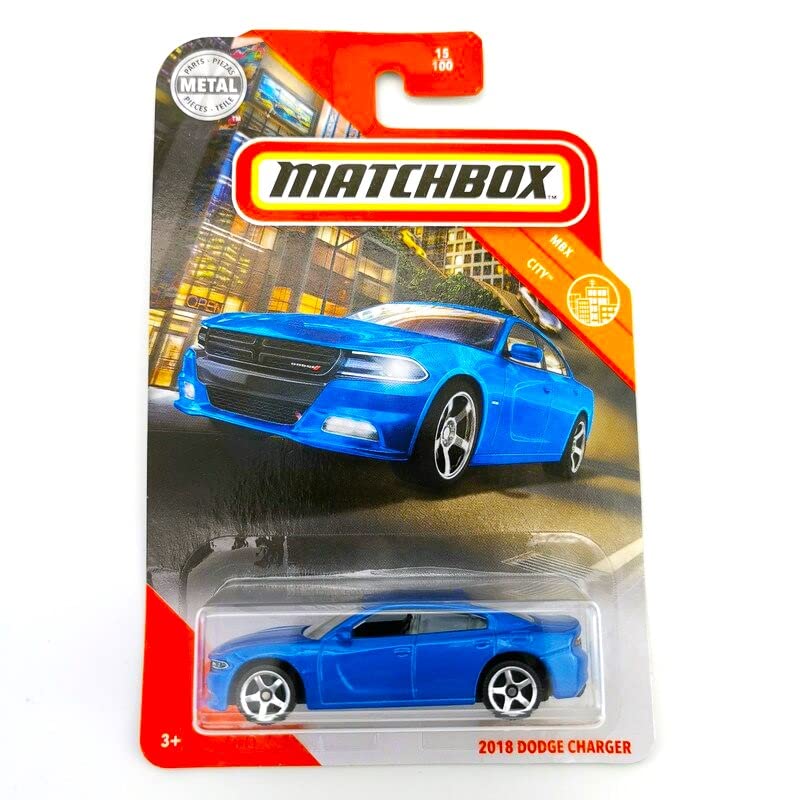 Matchbox - 2018 Dodge Charger - MBX City [Blue] # 15/100