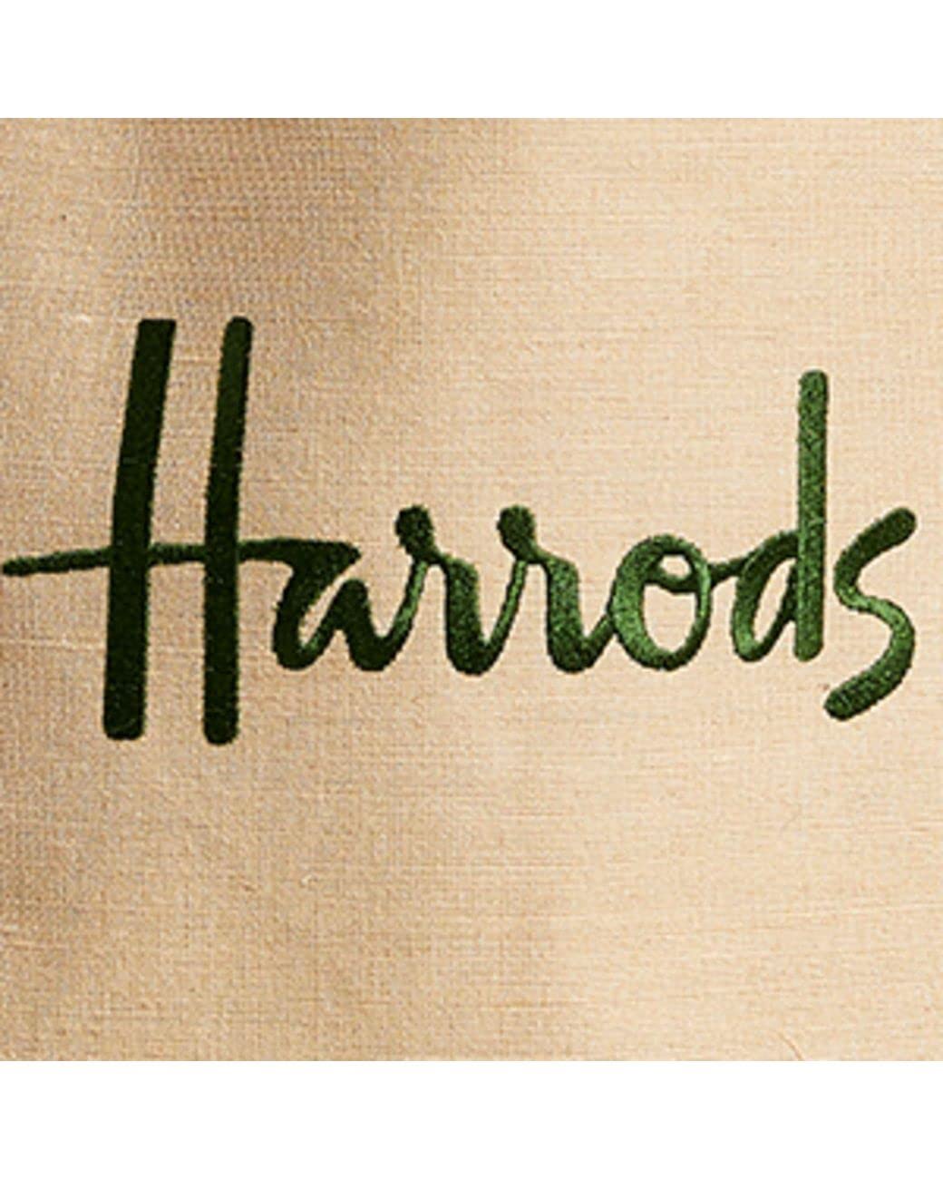 Harrods London Jute Shopper Bag, Beige