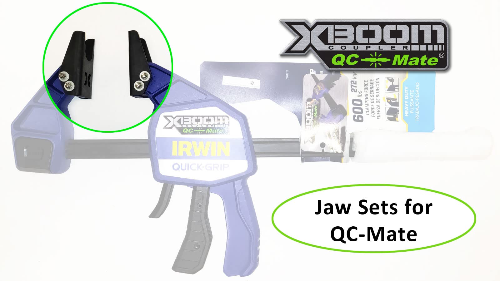 Jaw Set for QC-Mate by XBoom Coupler (1/2" & 3/4" Duo-Jaw Set (1234-DJ))