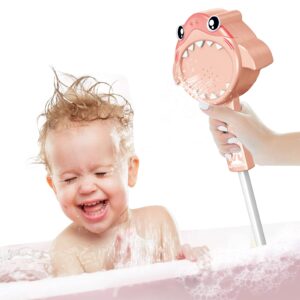 sunwuking toddler shower head for bath - baby bath shower head bathtub toys baby sprinkler - toddler shower toys bath sprayer - bath shower head for kids with suction cups shower stent