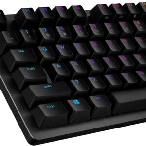 Logitech G512 Carbon LIGHTSYNC RGB Mechanical Gaming Keyboard with GX Brown switches - Tactile (Renewed)