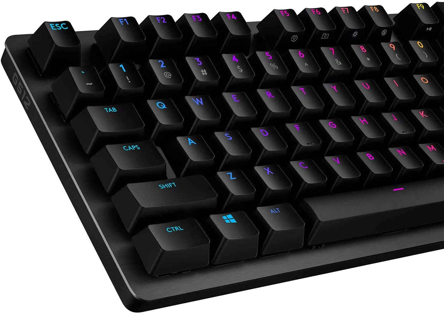 Logitech G512 Carbon LIGHTSYNC RGB Mechanical Gaming Keyboard with GX Brown switches - Tactile (Renewed)