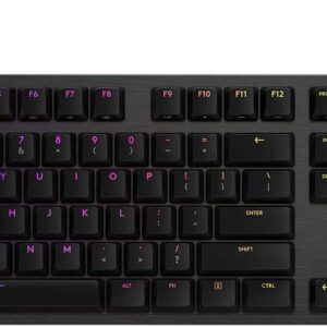 Logitech G512 Carbon LIGHTSYNC RGB Mechanical Gaming Keyboard with GX Brown switches - Tactile (Renewed)