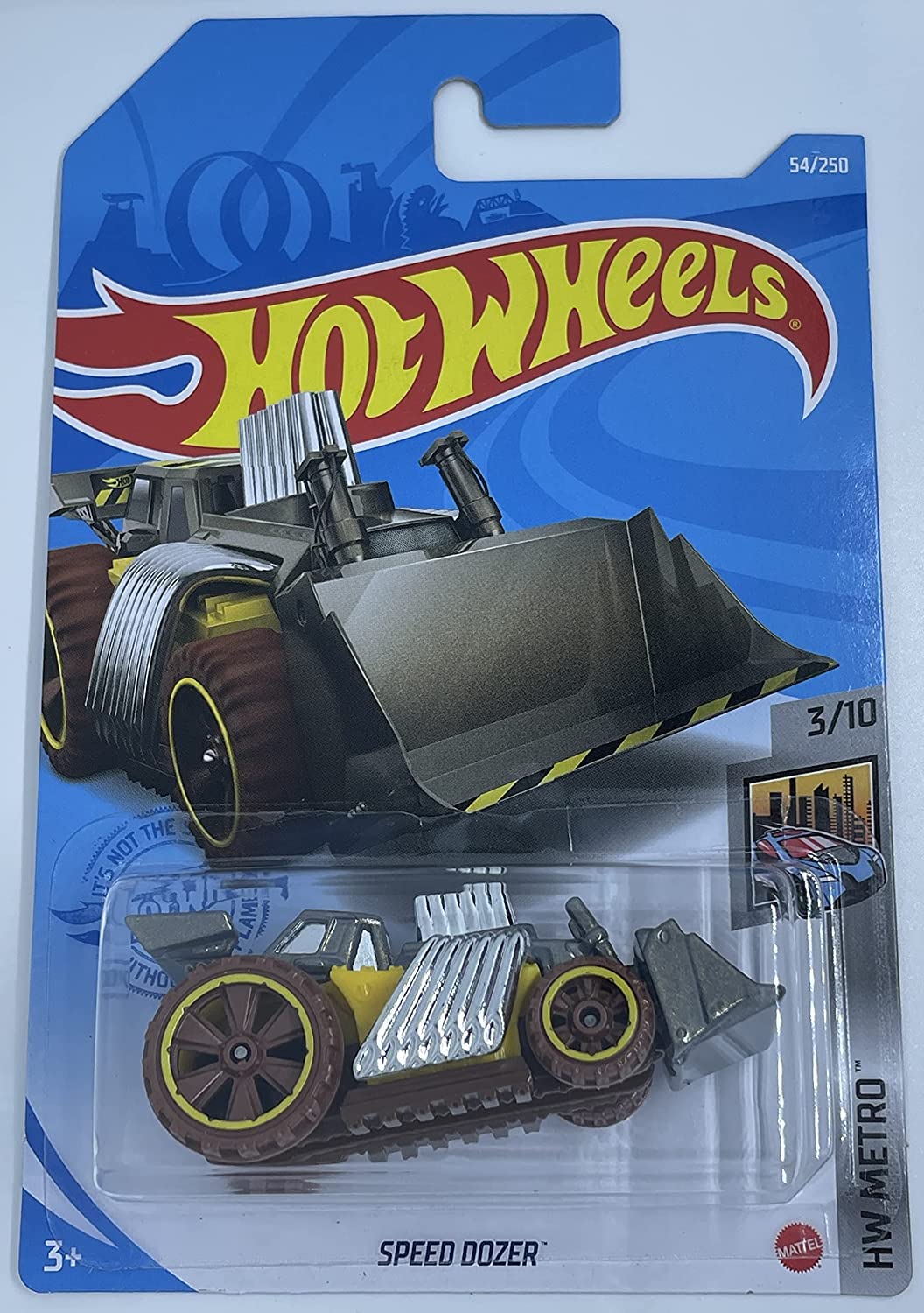 Hot Wheels - Speed Dozer - HW Metro 3/10 [Yellow] #54/250