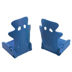 2Pcs Vgoohobby Plastic RC Toy Car Seat Simulation RC Crawler Chair Accessories Compatible with Traxxas TRX-4 Axial SCX10 90046 Tamiya CC01 1/10 RC Crawler (Blue)