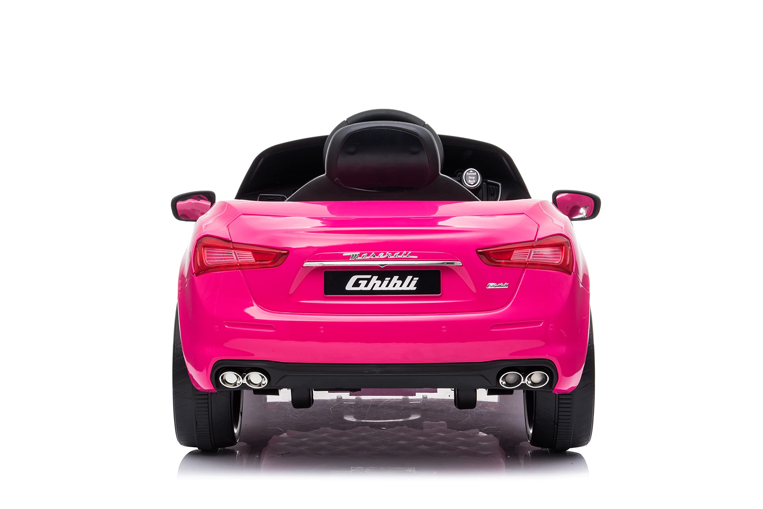 Best Ride On Cars Maserati Ghibli, 12V Battery Powered Ride On Toy, Pink, Large