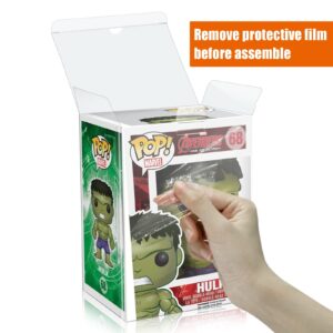 Funko Pop Protector for 4 inch Pop, 20 Packs 0.4mm Thick Funko- Pop Case Holder Display Case Container Shield - Ultra Protection