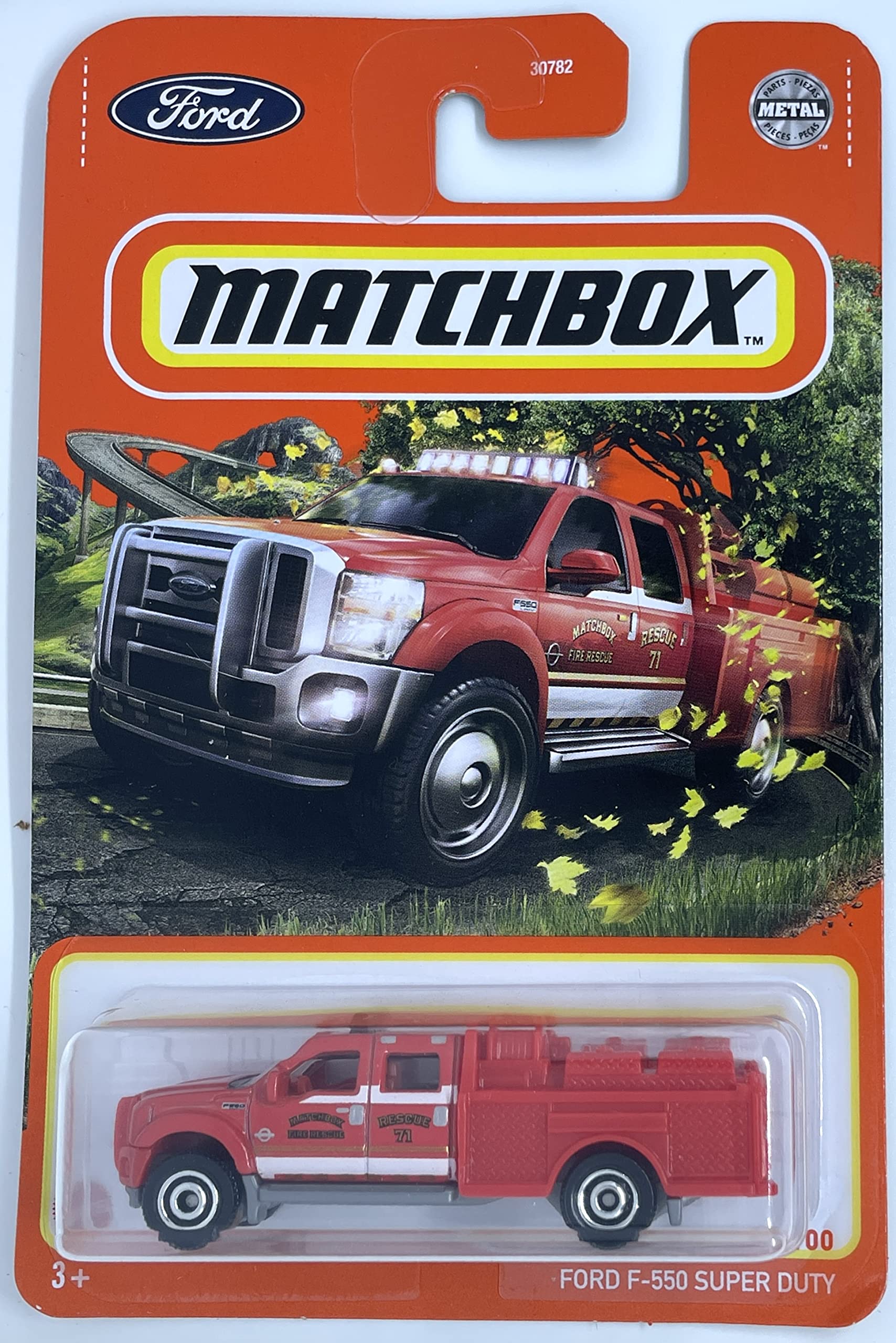 Matchbox - Ford F-550 Super Duty [red] - Rescue # 29/100