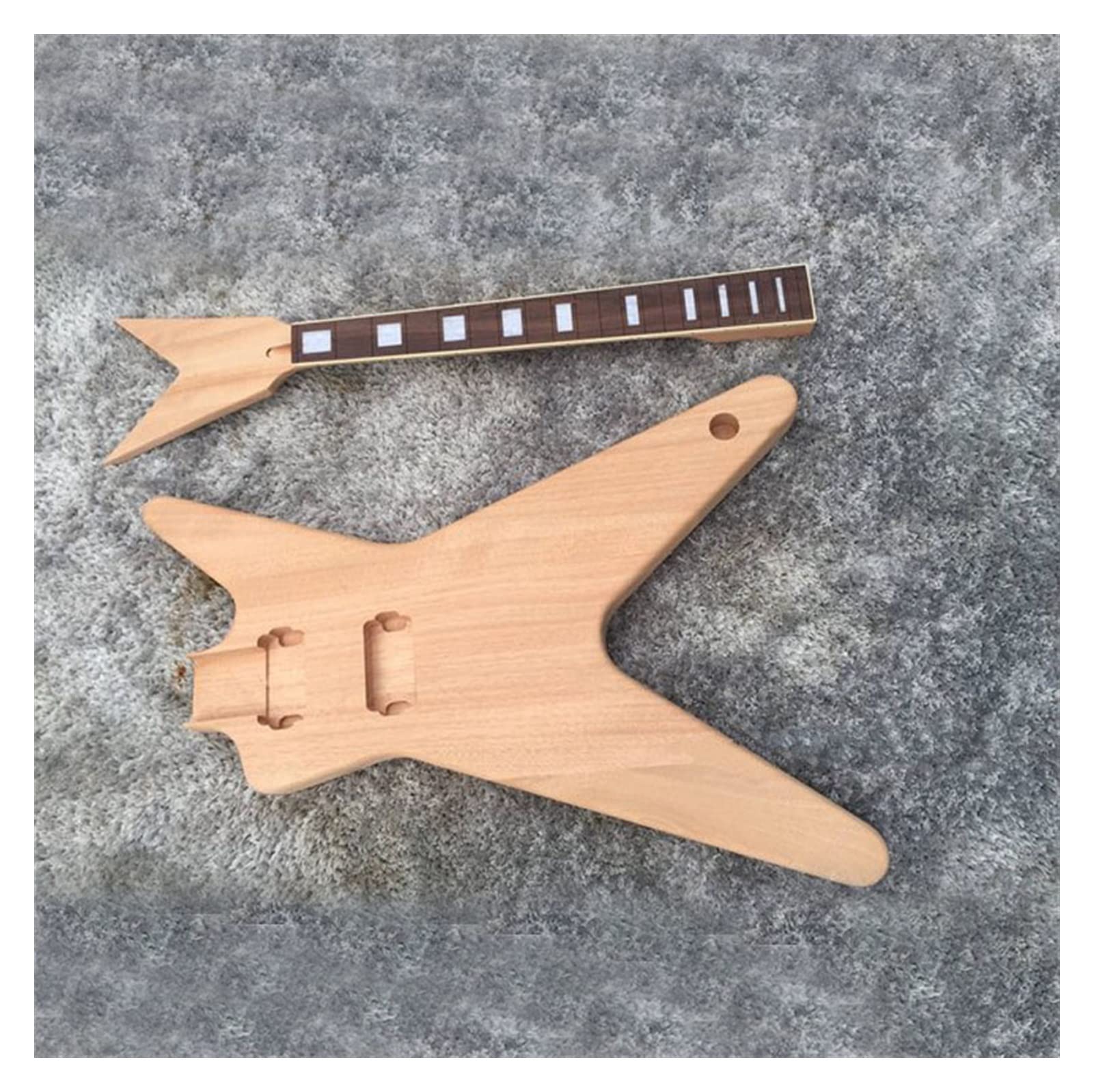 TSTS DIY Electric Guitar Body Kit Suitable for DIY Craft Lovers Guitar DIY Accessory