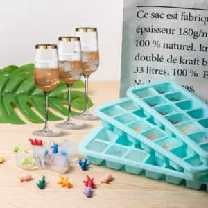 ZYFLSQ My Water Broke Baby Shower Game 60 Multicolor Mini Plastic Babies, 3 Ice Cube Trays, 1 Sign