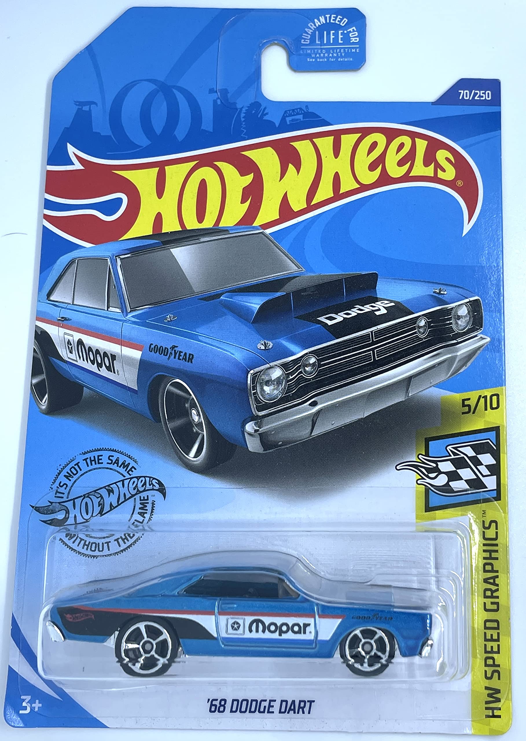 Hot Wheels - '68 Dodge Dart - HW Speed Graphics 5/10 [Blue] # 70/250