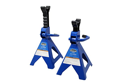 22-Ton HD Locking Pin Jack Stands (Pair)