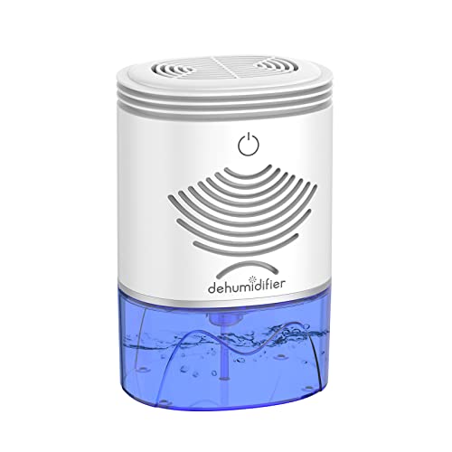 Dehumidifiers Small for Basements, Home Mini Dehumidifier Quiet for Bedrooms, 35OZ/1000ml Capacity Bathrooms Dehumidifier Portable for Closets, Dehumidifier Compact for RV, Offices, Kitchens