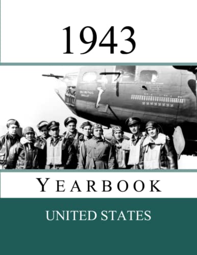 1943 US Yearbook: Original book full of facts and figures from 1943 - Unique birthday gift / present idea.