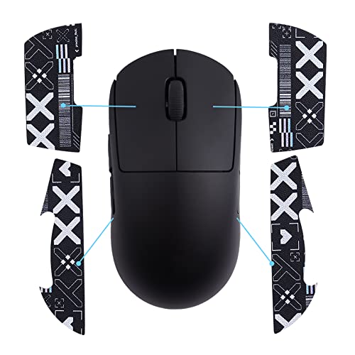 Hyekit Mouse Grip Tape for Logitech G Pro Wireless Anti-Slip Grip Tape for Mouse - Sweat Resistant - Easy to Use Self-Adhesive Design - Pre-Cut - Professional Mice Upgrade Kit(Black)