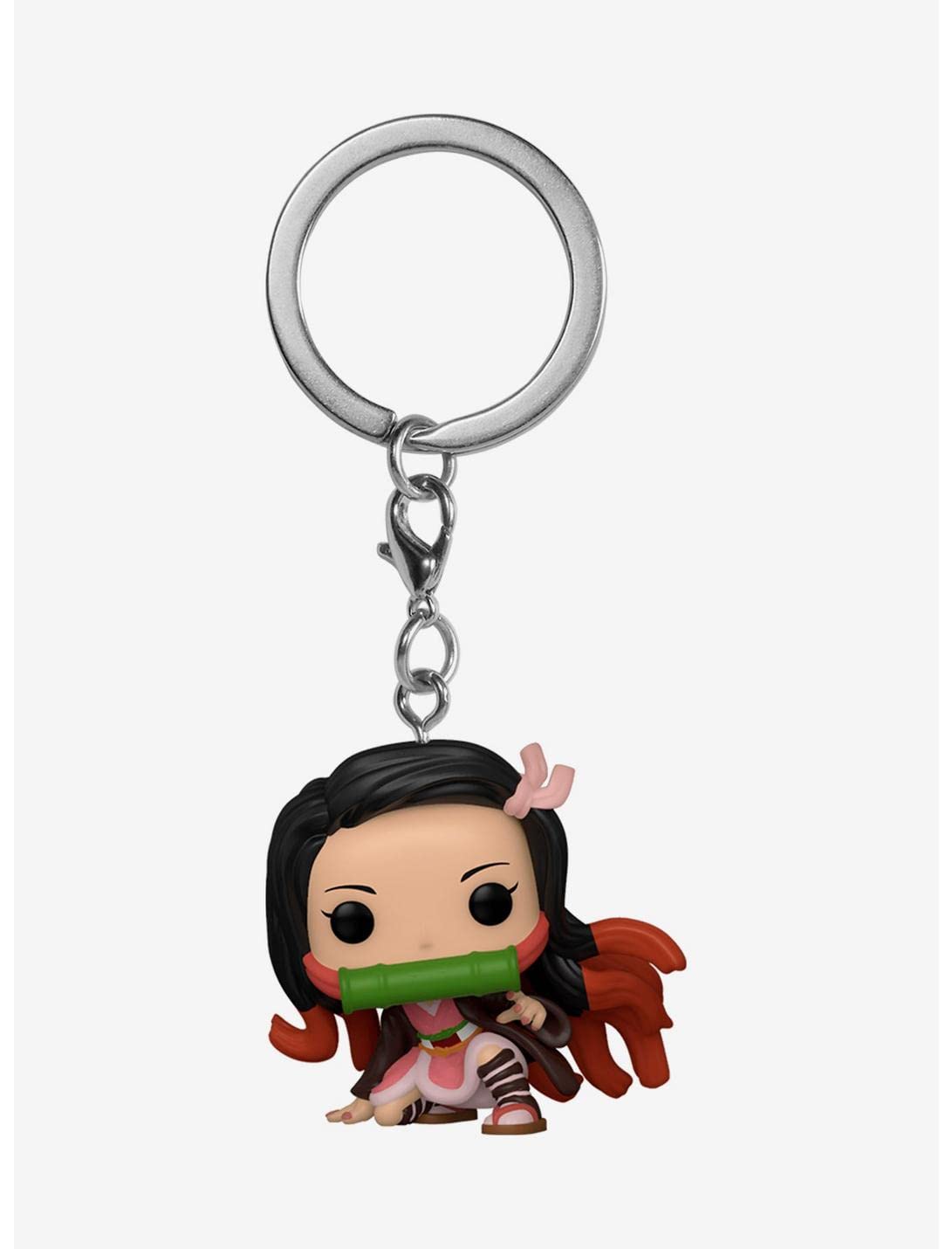 Funko Pocket Pop! Demon Slayer: Kimetsu no Yaiba Nezuko Kamado (Crouching) Vinyl Keychain - BoxLunch Exclusive