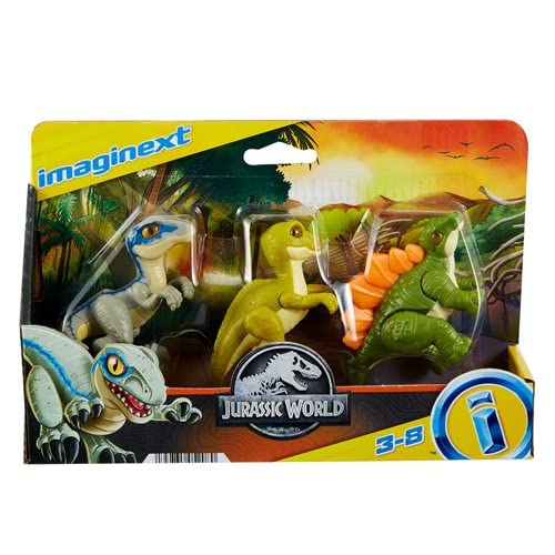 Jurassic World Camp Cretaceous Imaginext Baby Dinosaur Action Figure 3-Pack