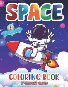 space coloring book for kids