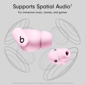 Beats Studio Buds - True Wireless Noise Cancelling Earbuds - Compatible with Apple & Android, Built-in Microphone, IPX4 Rating, Sweat Resistant Earphones, Class 1 Bluetooth Headphones - Sunset Pink