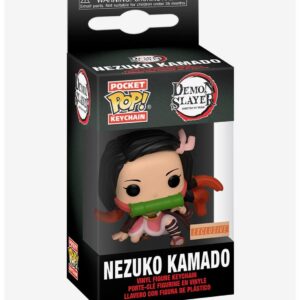 Funko Pocket Pop! Demon Slayer: Kimetsu no Yaiba Nezuko Kamado (Crouching) Vinyl Keychain - BoxLunch Exclusive